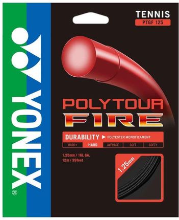 Yonex Poly Tour Fire 125 Czarny