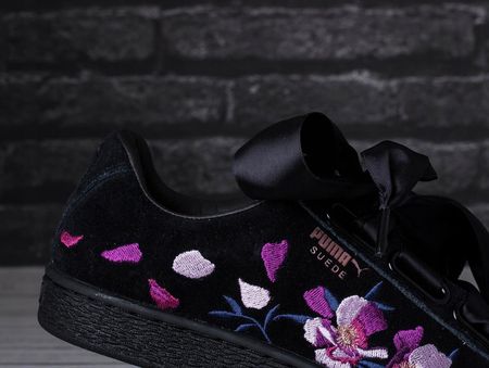 Buty damskie Puma Suede Heart Flowery 367811 01 - Ceny i opinie - Ceneo.pl