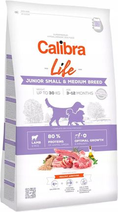 Calibra Life Junior Small/Medium Lamb 12Kg