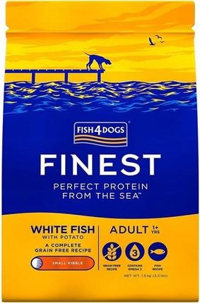 Fish4Dogs Finest Ocean White Fish Małe Rasy 1,5Kg