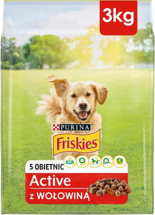 Karma Friskies Active Z Wołowiną 3Kg Ceny i opinie