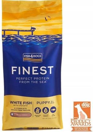 Fish4Dogs Finest White Fish Puppy Small 6Kg