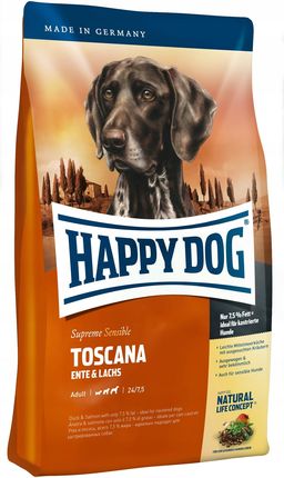 Happy Dog Toscana Kaczka&Łosoś 1Kg