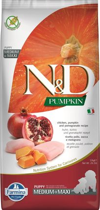 Farmina Nd Puppy Med / Max Chicken Pumpkin 12Kg - zdjęcie 2