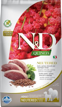 Farmina Nd Gf Quinoa Neutered Med / Max Duck 2,5Kg