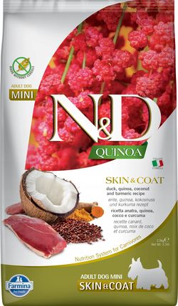 Farmina Nd Gf Quinoa Mini Skin Coat Duck 2,5Kg
