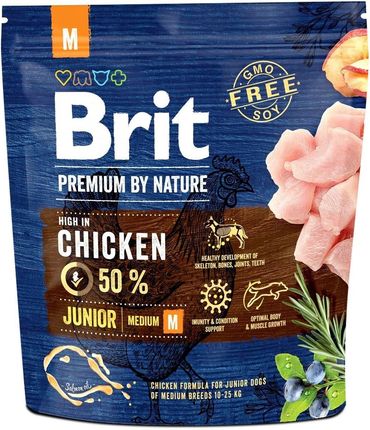 Brit Premium By Nature Junior Medium 1Kg