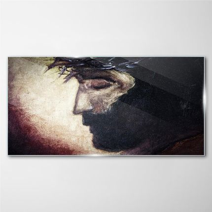 Coloray Obraz Na Szkle Religijne Jezus Korona