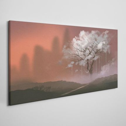 Coloray Obraz Canvas Abstrakcja Drzewo