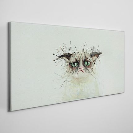 Coloray Obraz Na Płótnie Akwarela Kot Zwierzę