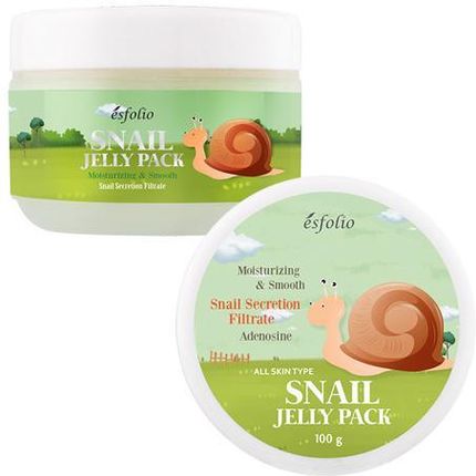Esfolio Nawilżająca Maska Do Twarzy Ze Śluzem Ślimakaesfolio Snail Shape Memory Jelly Pack 100g