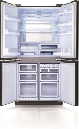 Lodówka Sharp SJ-GX820P-BK Side by Side 183 cm Czarna od
