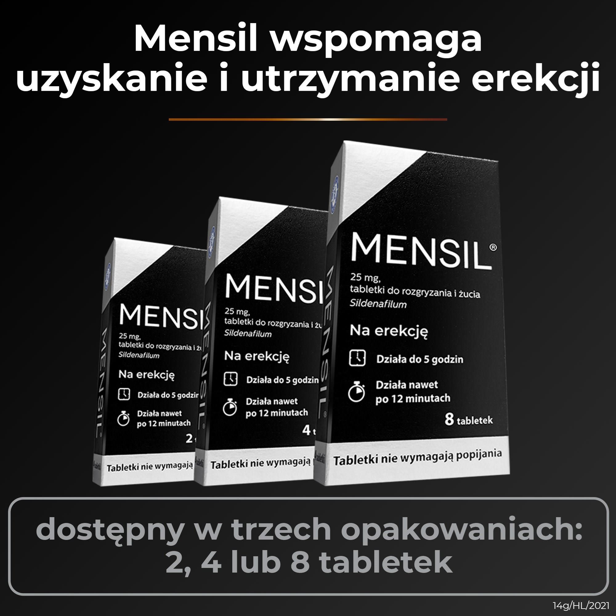 Mensil 25mg 8 tabl. - zdjęcie 4 Mensil 25mg 8 tabl.