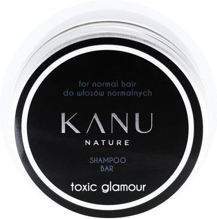 Kanu Nature Szampon Do Włosów Normalnych W Metalowym Opakowaniu Shampoo Bar Toxic Glamour For Normal Hair 75 g
