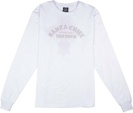 koszulka SANTA CRUZ - Dressen Rose Cross LS Tee White (WHITE) rozmiar: 10
