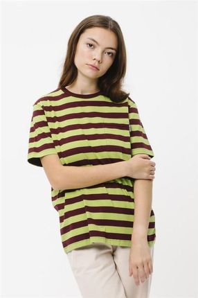 koszulka SANTA CRUZ - Classic Strip Pocket T-Shirt Port/Green Glow (PORT-GREEN GLOW) rozmiar: 8