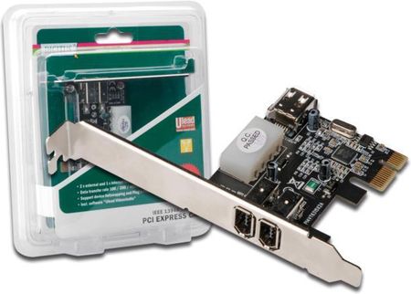 DIGITUS PCI-E do Firewire 2+1 IEEE1394a (DS-30201-2)