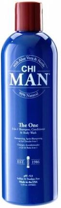 CHI MAN 3w1 męski szampon odżywka żel z OUD 355ml