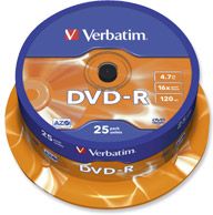 Płyta DVD-R Verbatim 25 szt