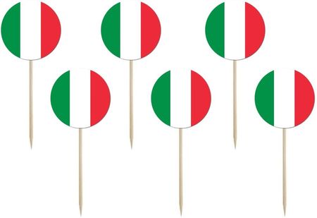 Congee Pikery Na Tort Flaga Włoch 6Szt