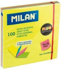 Zdjęcie Milan Karteczki Fluo 4 Kolory 76X76Mm 100K 4151Ne100 - Rzeszów
