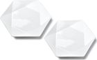 RALPH WHITE Komplet 2 talerzy deserowych 24.5cm x21cm x h2cm