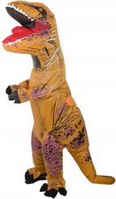 Zdjęcie Kostium strój dmuchany dinozaur T-rex Gigant brązo - Ostrów Mazowiecka
