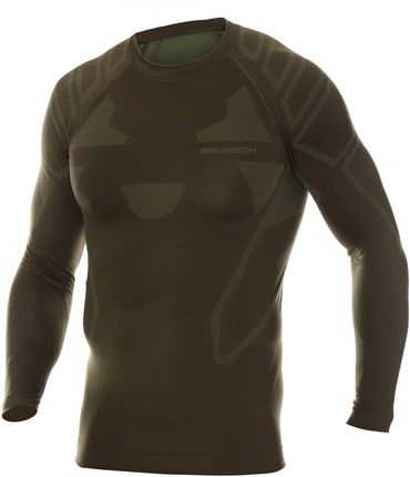 Brubeck Koszulka Męska Termoaktywna Ranger Protect Khaki