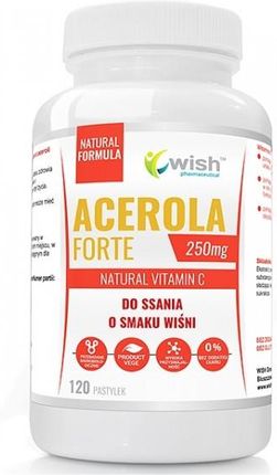 WISH ACEROLA FORTE 250mg DO SSANIA 120 Past