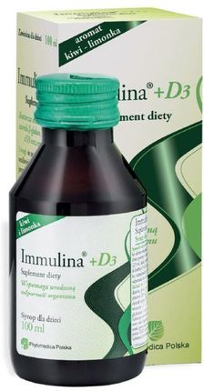 Immulina + D3 syrop dla dzieci 100 ml