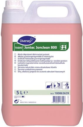 Diversey Taski Jontec Jonclean 800 Silny Alkaliczny Preparat Do Usuwania Zabrudzeń Tłuszczowych 5L