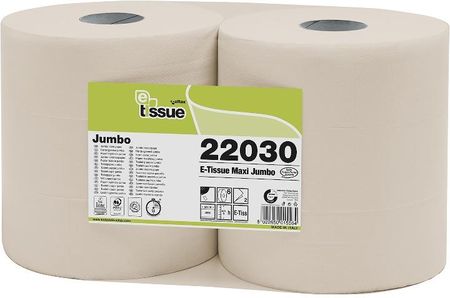 Industrie Celtex Celtex E-Tissue Papier Toaletowy W Rolkach Jumbo (C22030) 2 Warstwowy 300M 2000Listków 6Szt