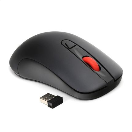Mouse Omega Om-520 1000-1200-1600Dpi Wireless Black(45269) (Om0520Wb)