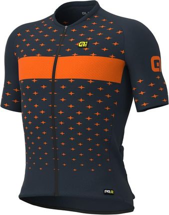 Alé Cycling Prr Stars Ss Jersey Men Grey/Orange