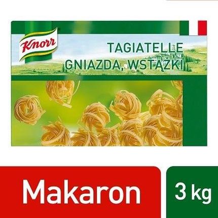 Knorr Makaron Tagliatelle (Gniazda Wstążki) 3Kg