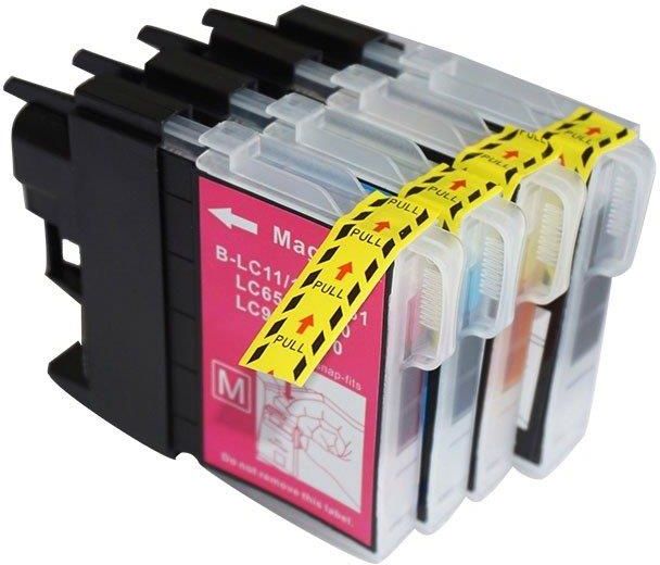 30 Copatibili LC1100 LC980 Cartucce d'inchiostro per Brother DCP-145C