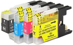 Print.Ink Zgodny Komplet Tuszy do Brother LC1220 DCP-J525W DCP-J725DW DCP-J925DW MFC-J430W PR-LC1220K