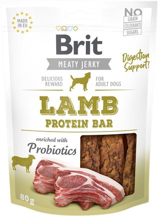 Brit Jerky Snack Lamb Protein Bar 80G