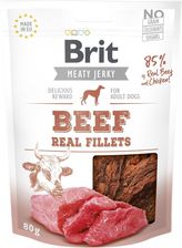 Brit Jerky Snack Beef And Chicken Fillets 80G