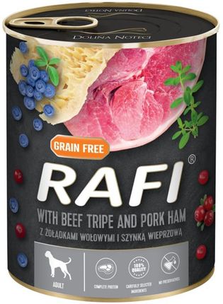 Dolina Noteci Rafi With Beef Tripe And Pork Ham Z Żołądkami Wołowymi I Szynką 800G
