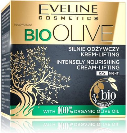 Krem Eveline Cosmetics Bio Olive Silnie Odżywczy -Lifting na dzień i noc 50ml