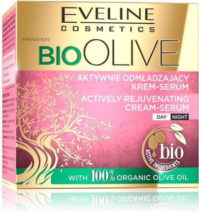 Eveline Cosmetics Bio Olive Aktywnie Odmładzający Krem-Serum 50Ml