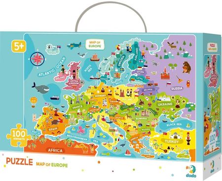 Dodo Puzzle 100El. Mapa Europy Dop300124