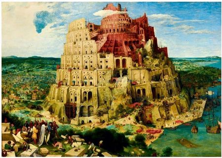 Bluebird Puzzle Puzzle 1000El. Wieża Babel Brueghel