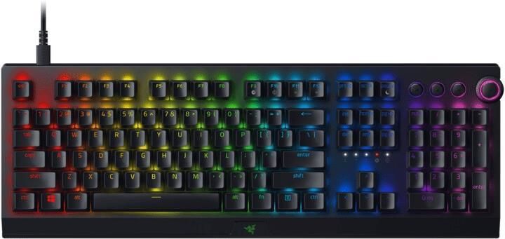 Amazon.co.jp: Razer BlackWidow V3 Tenkeyless - Yellow Switch テンキーレス  ゲーミングキーボード メカニカル イエロー軸 クリアハウジング Chroma RGB 高耐久アルミ製トッププレート 印字の消えないABS キーキャップ  英語 US配列【日本正規代理店保証品】 RZ03 