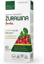 Zdjęcie MEDICA HERBS Żurawina FORTE 60kaps - Piastów