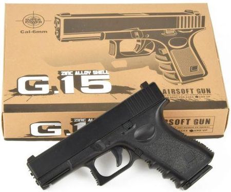Skleplolki Pistolet G15 Policja Metalowy Replika Asg Na Kulki Glock