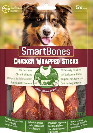 Smartbones Chicken Wrap Sticks Medium Gryzak Dla Psów Kurczak 5szt.
