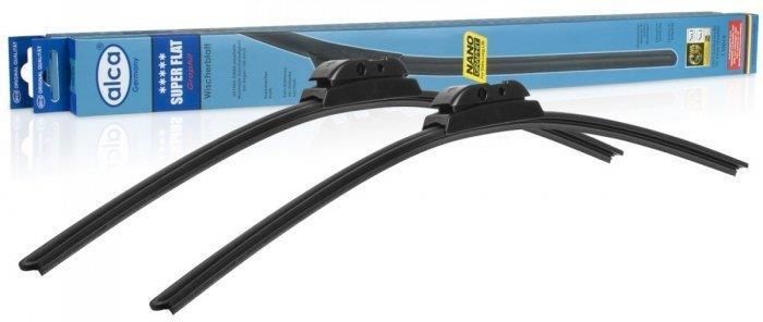 Alca Super Flat Spazzole Tergicristallo ASF2619H Per Opel Vivaro (2014-) | Set 650+480mm Con Tecnologia Nano Graphite