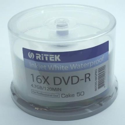 TRAXDATA DVD-R 4,7GB 16X E-L WHITE WATERPROOF GLOSSY INK/THERMAL PRINT CAKE*50 907EXWPDMRTK1 (TRDWG50)